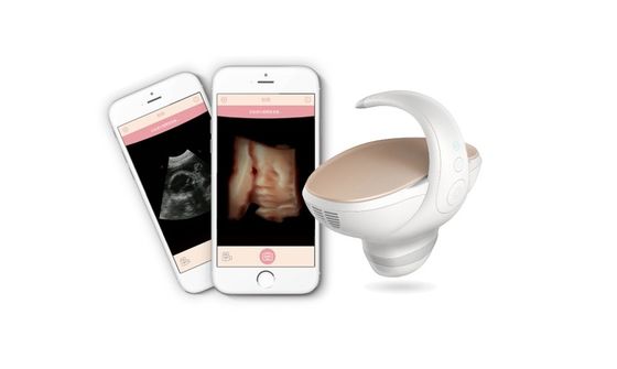 Beli Pemindai USG Janin Genggam 3D/4D yang Disetujui CESolusi Pencitraan Kehamilan Portabel dengan Probe Cembung Sudut Lebar 60° online manufacture