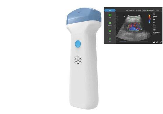 Beli 6000mAh Wireless Ultrasound Probe 128 Elemen Wifi Ultrasound CE online manufacture