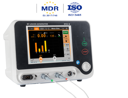 membeli Sistem Manajemen Nyeri Generator RF Saluran Ganda MDR CE dengan Stimulasi Saraf Motorik Sensorik online manufacture