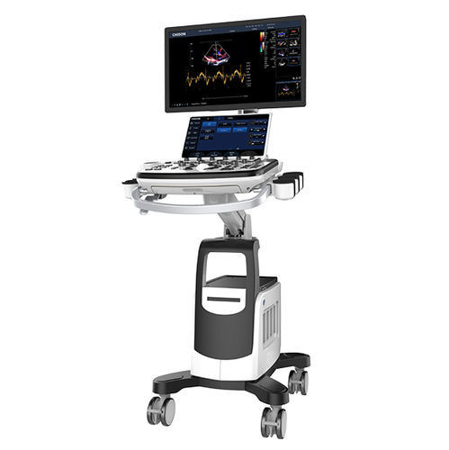 Mesin Ultrasound Doppler Chison Troli Warna Frekuensi Tinggi CBit 8