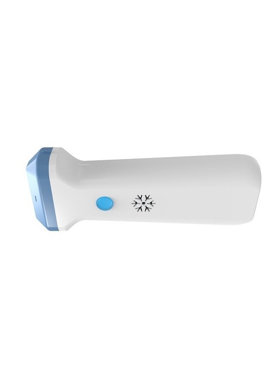 Pemindai Ultrasound Linier Nirkabel Doppler Warna Portabel 12.6Cm Ultrasound POCUS Genggam untuk Profesional Kesehatan