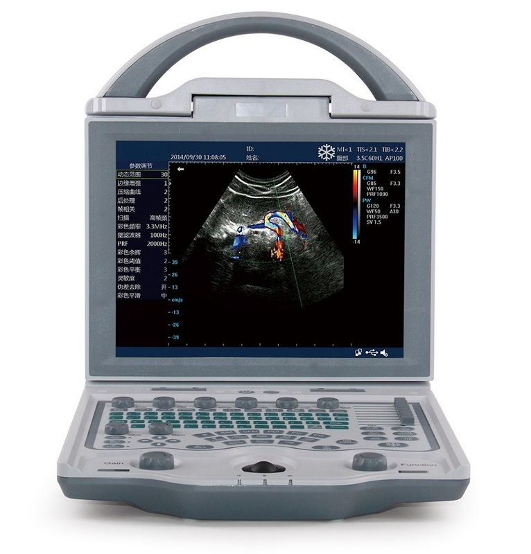 10.4'' LED Display Ultrasound Hewan Mesin Ultrasound Portabel Untuk Babi 4.5KG